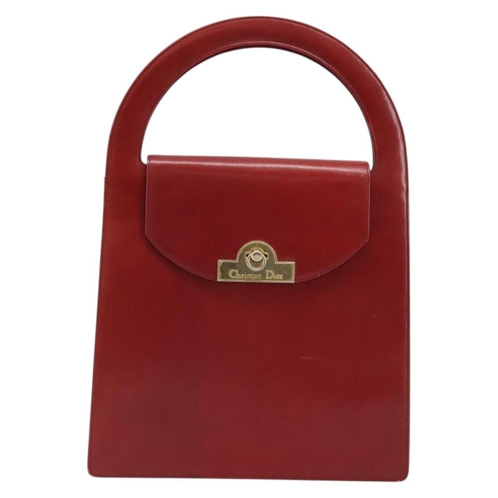Dior Leather Handbag Red